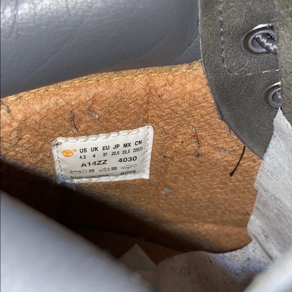 Gray Timberland Boots - Picture 4 of 5